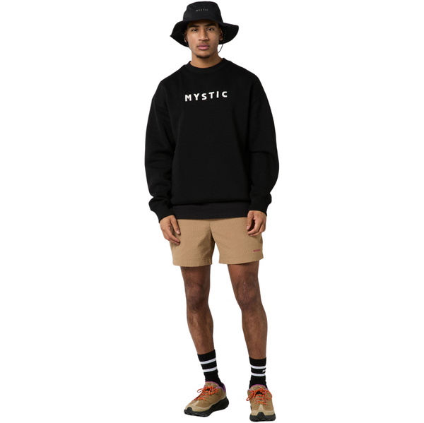 2026 Mystic Brand Crew Sweat 35104.250135 - Black